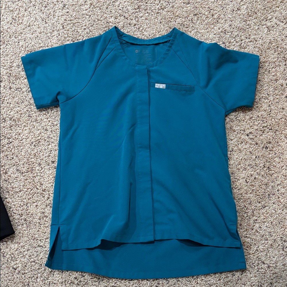 Figs Teal Blue Women's Scrub set
